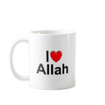 I Love (Heart) Allah mugs