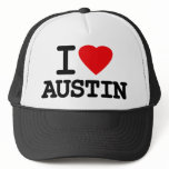 I Love Heart Austin Texas hats