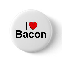 I Love (Heart) Bacon Pin