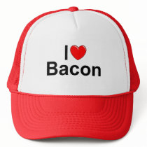 I Love (Heart) Bacon Mesh Hats