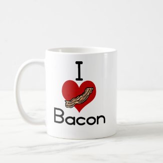 I love-heart Bacon Mug