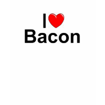 I Love (Heart) Bacon T Shirt