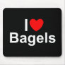 I Love (Heart) Bagels Mouse Pads