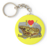 I Love (Heart) Banana Pancake ... Thai Street Food Keychains