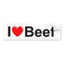 I Love (Heart) Beef Bumper Stickers
