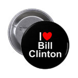 I Love (Heart) Bill Clinton Pin