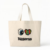 I Love (Heart) Bitterns Bag