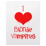 I Love (heart) Blonde Vampires letterhead