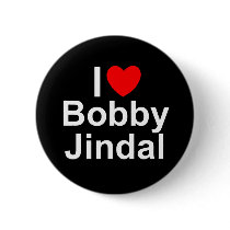 I Love (Heart) Bobby Jindal Pinback Button