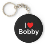 I Love (Heart) Bobby Keychain