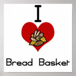 I love-heart bread basket posters