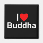 I Love (Heart) Buddha Refrigerator Magnets