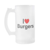 I Love (Heart) Burgers Mug