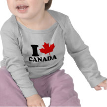 I Love Heart Canada Tees