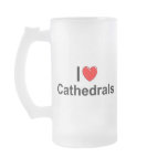 I Love (Heart) Cathedrals mugs