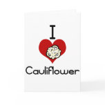 I love-heart cauliflower card