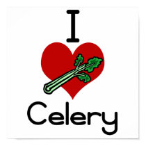 I love-heart celery posters by Edibility I love-heart celery posters