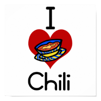 I love-heart chili poster
