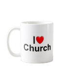 I Love (Heart) Church mugs