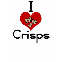 I love-heart crisps t-shirts by Edibility I love-heart crisps t-shirts