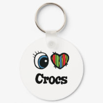 I Love (Heart) Crocs keychains by eyeheartanimals I Love (Heart) Crocs keychains
