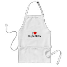 I Love (Heart) Cupcakes Aprons