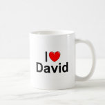 I Love (Heart) David Mugs