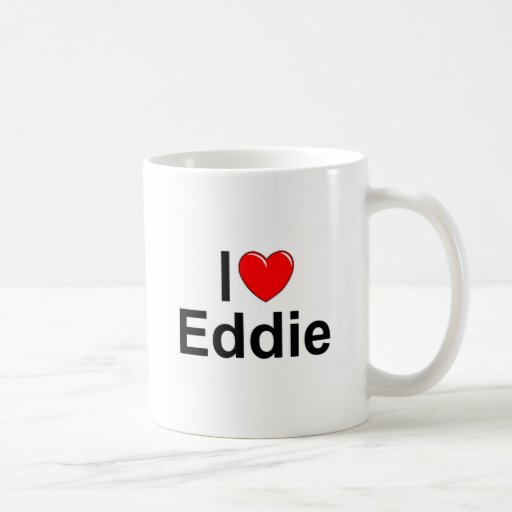 I Love (Heart) Eddie Mugs