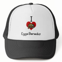 I love-heart eggs benedict hats