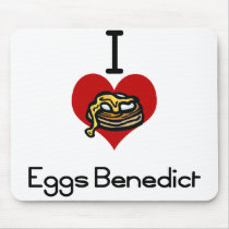 I love-heart eggs benedict mousepad