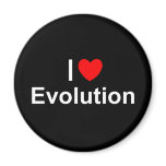I Love (Heart) Evolution magnets