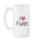 I Love (Heart) Faith mugs