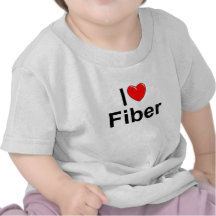 I Love (Heart) Fiber T-shirt