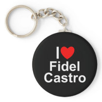 I Love (Heart) Fidel Castro Key Chains