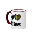 I Love (Heart) Flies mugs by eyeheartanimals I Love (Heart) Flies mugs