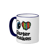 I Love (Heart) Garter snakes mugs by eyeheartanimals I Love (Heart) Garter snakes mugs