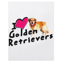 I love (heart) Golden Retrievers flyers by corebeammusic I love (heart) Golden Retrievers flyers