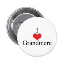 I Love (Heart) Grandmere Pins