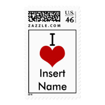 I Love (heart) Granny Postage