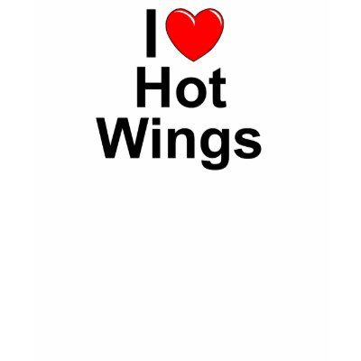I Love Heart Hot Wings Tank Top by ILoveGiftShop