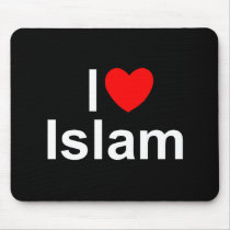 I Love (Heart) Islam Mouse Pads