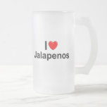 I Love (Heart) Jalapenos Mug