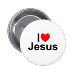 I Love (Heart) Jesus Buttons