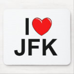 I Love (Heart) JFK Mouse Pad