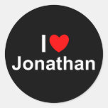 I Love (Heart) Jonathan Sticker