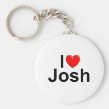 I Love (Heart) Josh Keychain