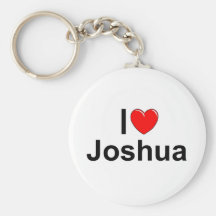 I Love (Heart) Joshua Keychain
