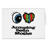 I Love (Heart) Jumping bean moths Cards