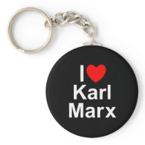 I Love (Heart) Karl Marx Key Chain