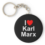I Love (Heart) Karl Marx keychains